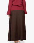 Mocha Brown Elasticated Skirt