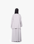 Grey Mélange Two-Piece Abaya