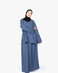Indigo Mélange Two-Piece Abaya