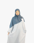Pale Blue Batwing Abaya