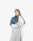 Pale Blue Batwing Abaya