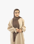 Coffee Poet Sleeve Abaya