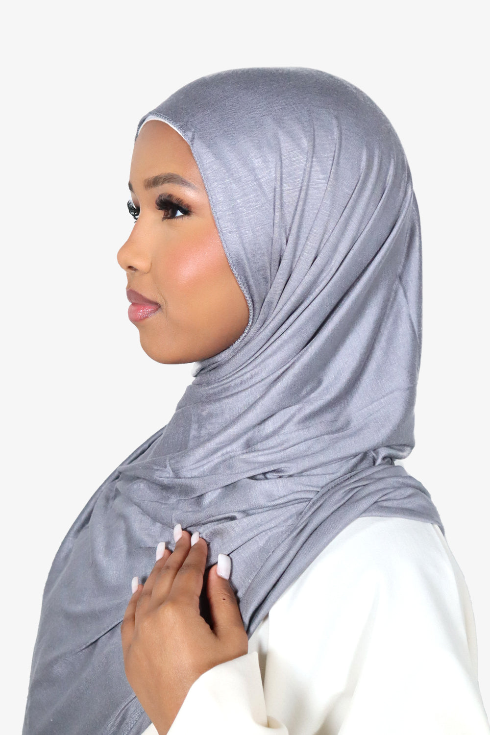 Premium Emirati Jersey Hijab & Hijab Cap Bundle