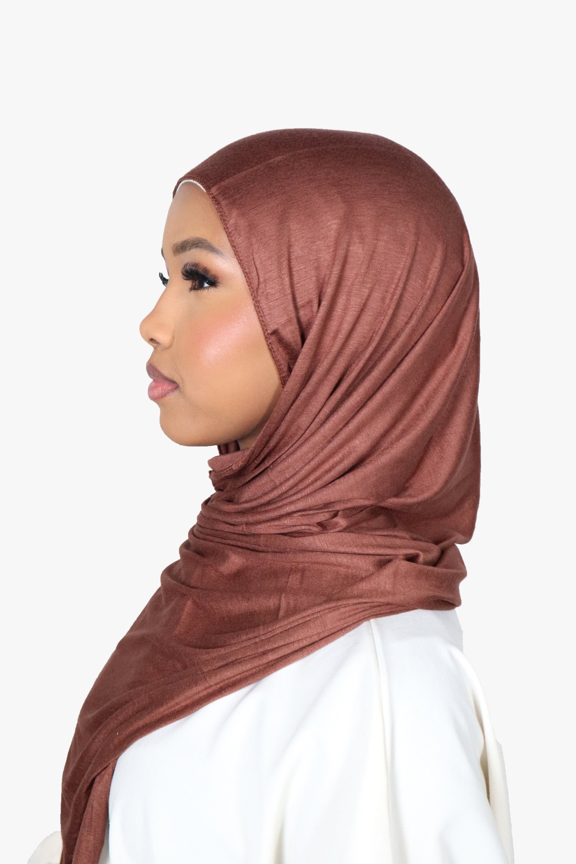 Premium Emirati Jersey Hijab & Hijab Cap Bundle