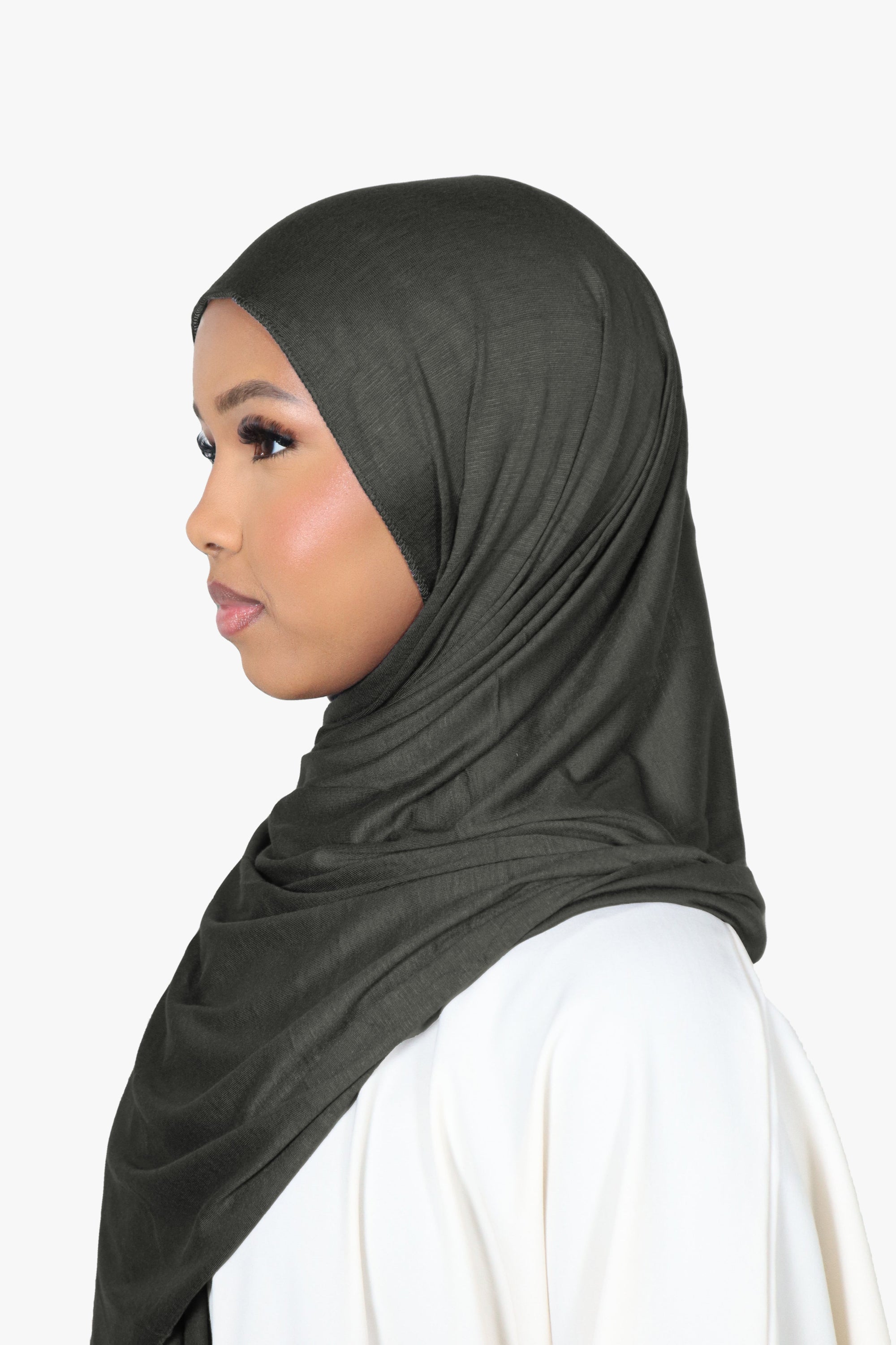Premium Emirati Jersey Hijab & Hijab Cap Bundle