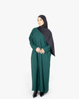 Emerald Green Pleat Abaya