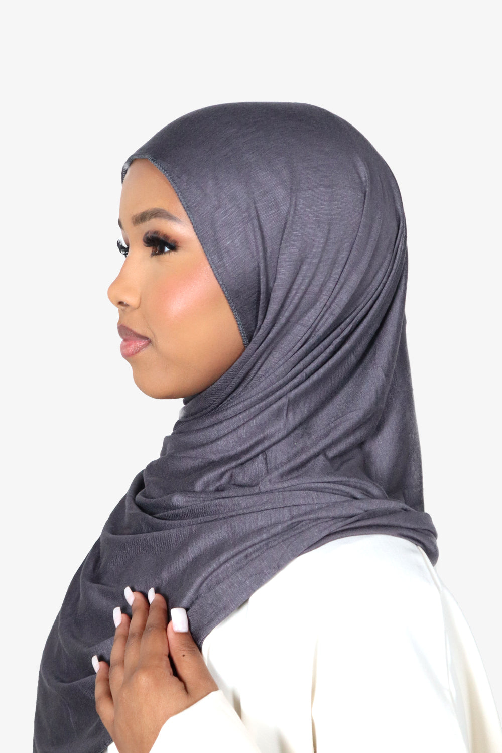 Premium Emirati Jersey Hijab & Hijab Cap Bundle
