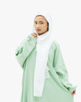 Pistachio Batwing Abaya