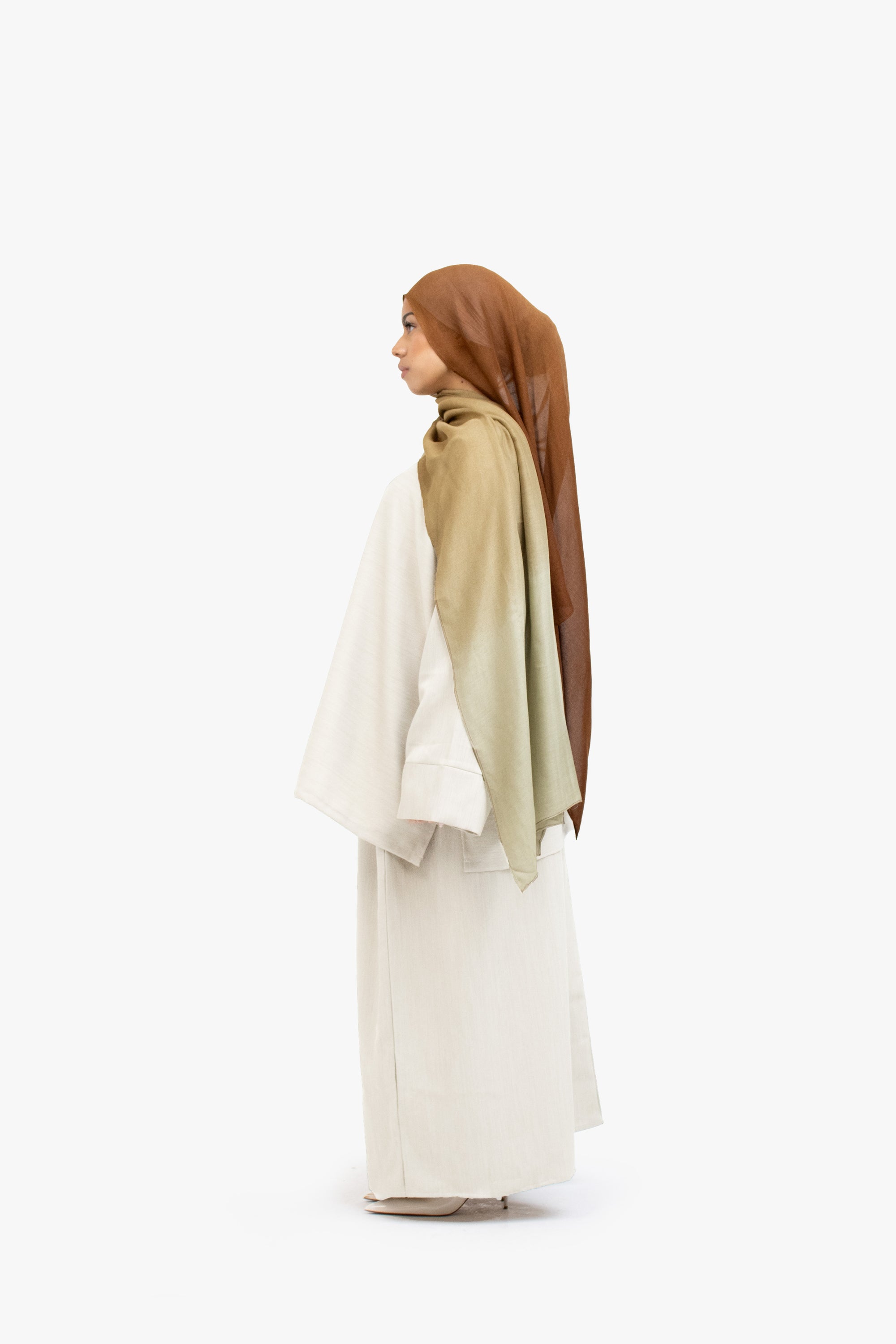 Stone Textured Two-Piece Abaya