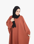 Burnt Sienna Batwing Abaya