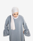 Limited Edition Grey Bell Sleeve Abaya