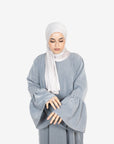 Limited Edition Grey Bell Sleeve Abaya