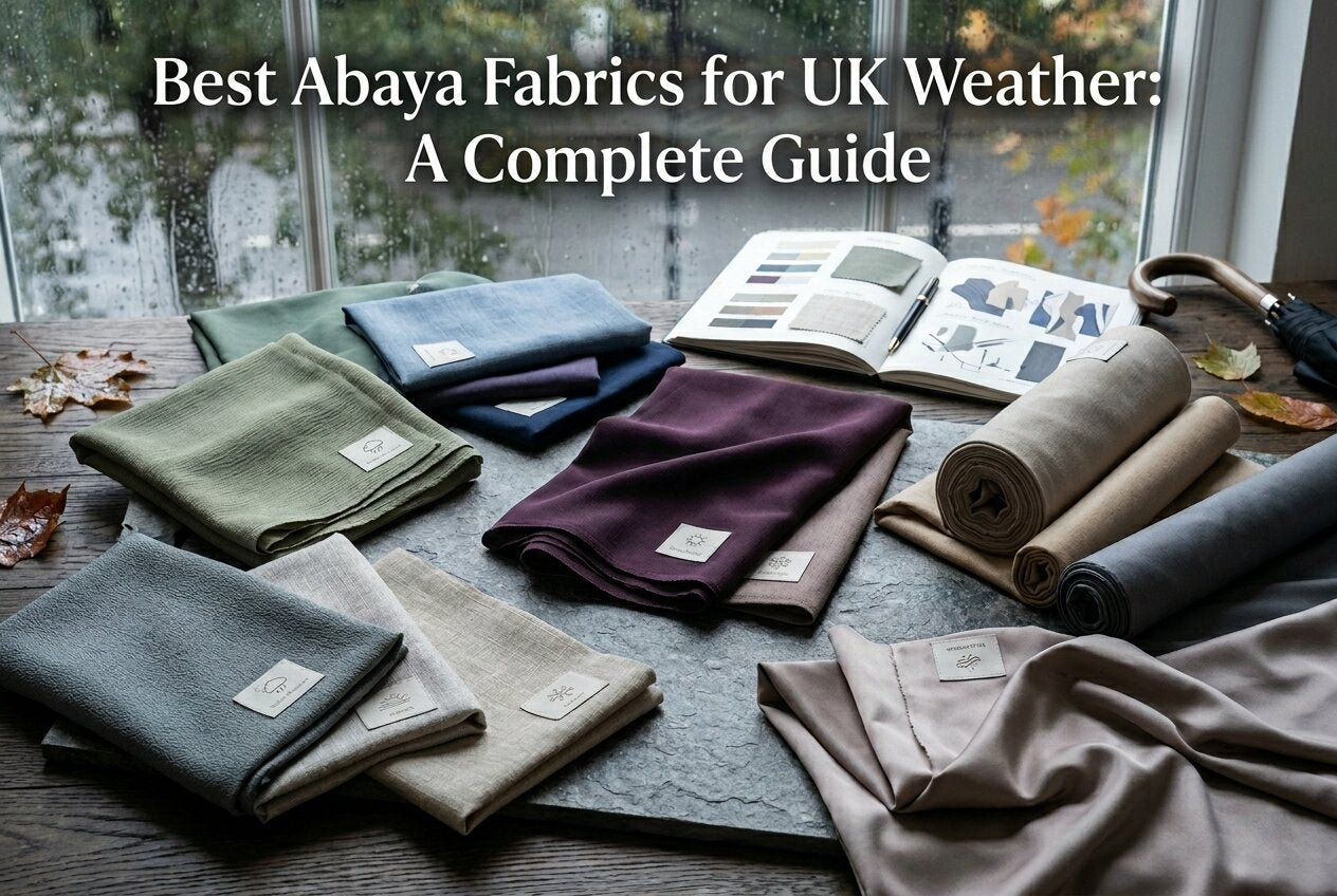 Best Abaya Fabrics for UK Weather