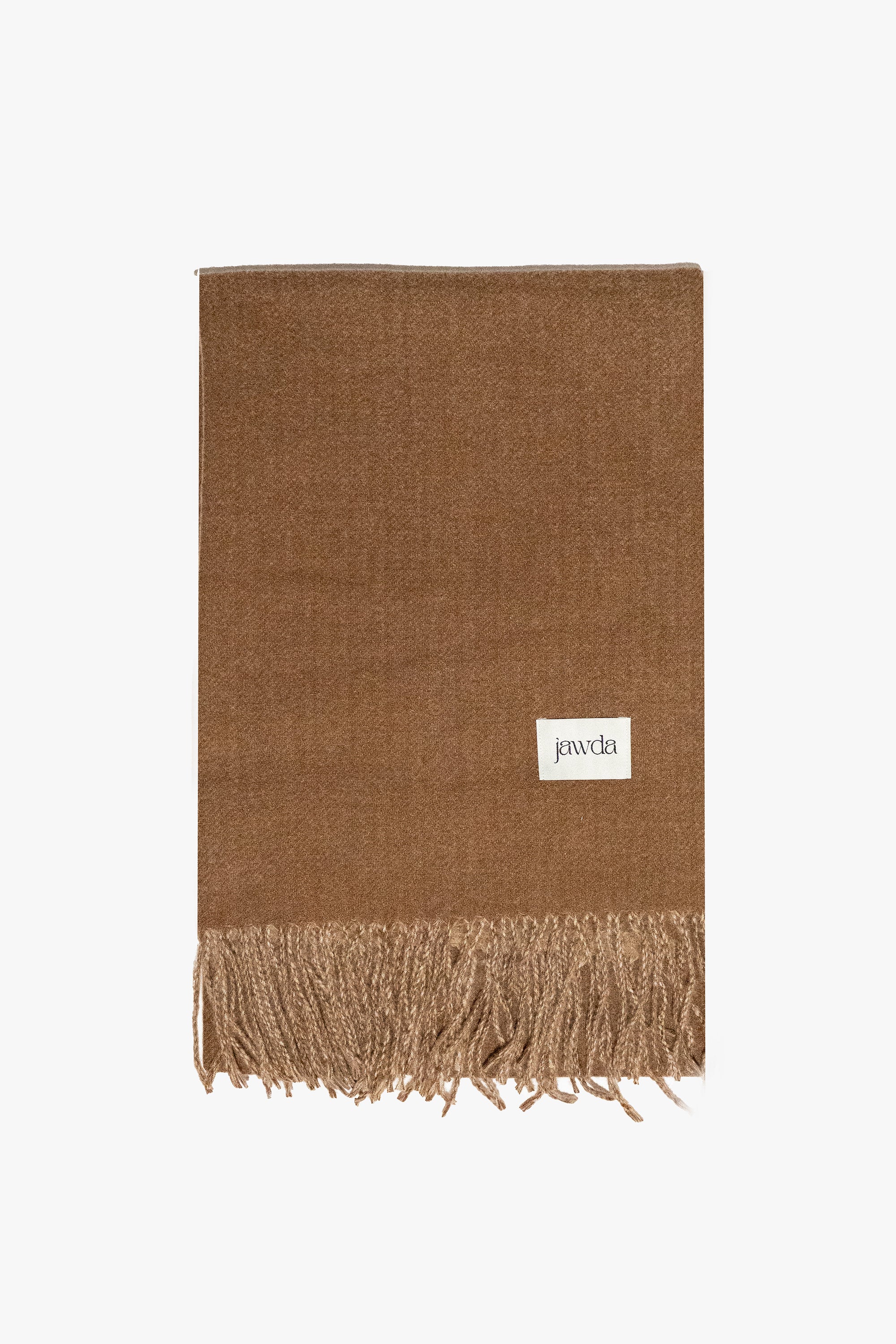Coffee Double-Tone Winter Scarf - Jawda