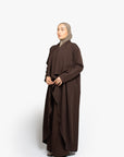 Mocha Waterfall Two-Piece Abaya