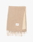 Beige Double-Tone Winter Scarf - Jawda