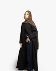 Black Collar Abaya
