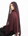 Premium Modal Printed Hijab - Mulberry Mist