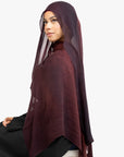 Premium Modal Printed Hijab - Mulberry Mist