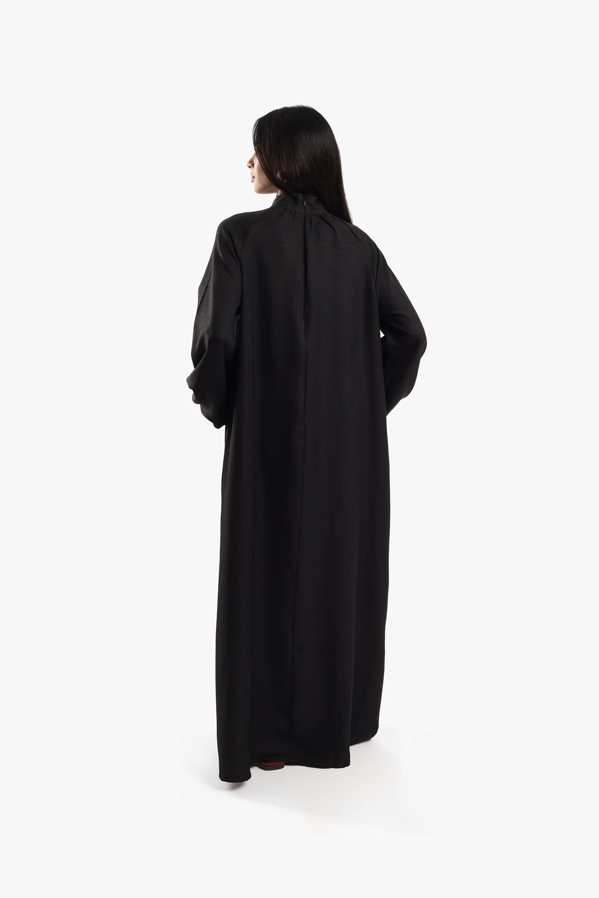 Black Bishop Sleeve Abaya
