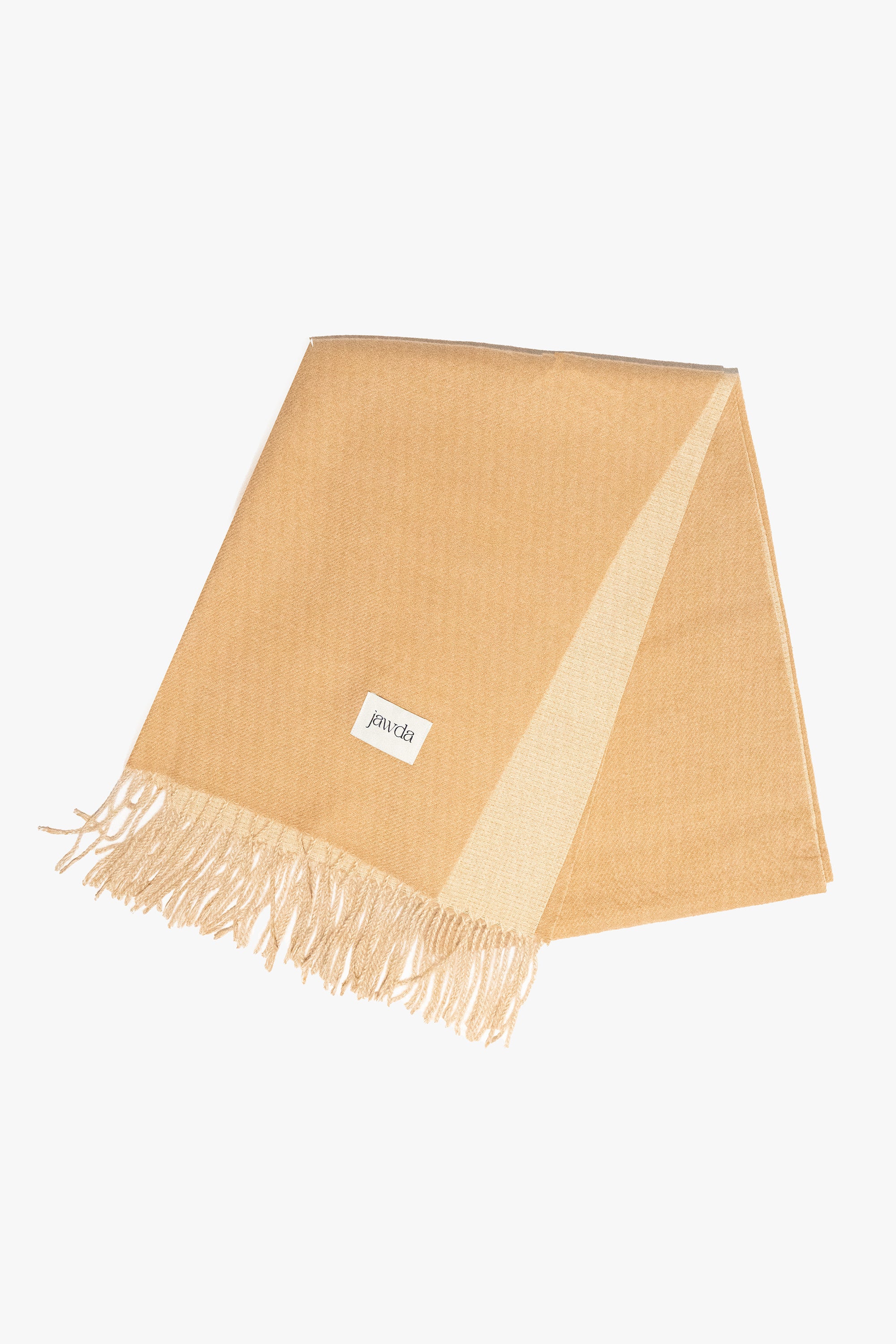 Biscuit Double-Tone Winter Scarf - Jawda
