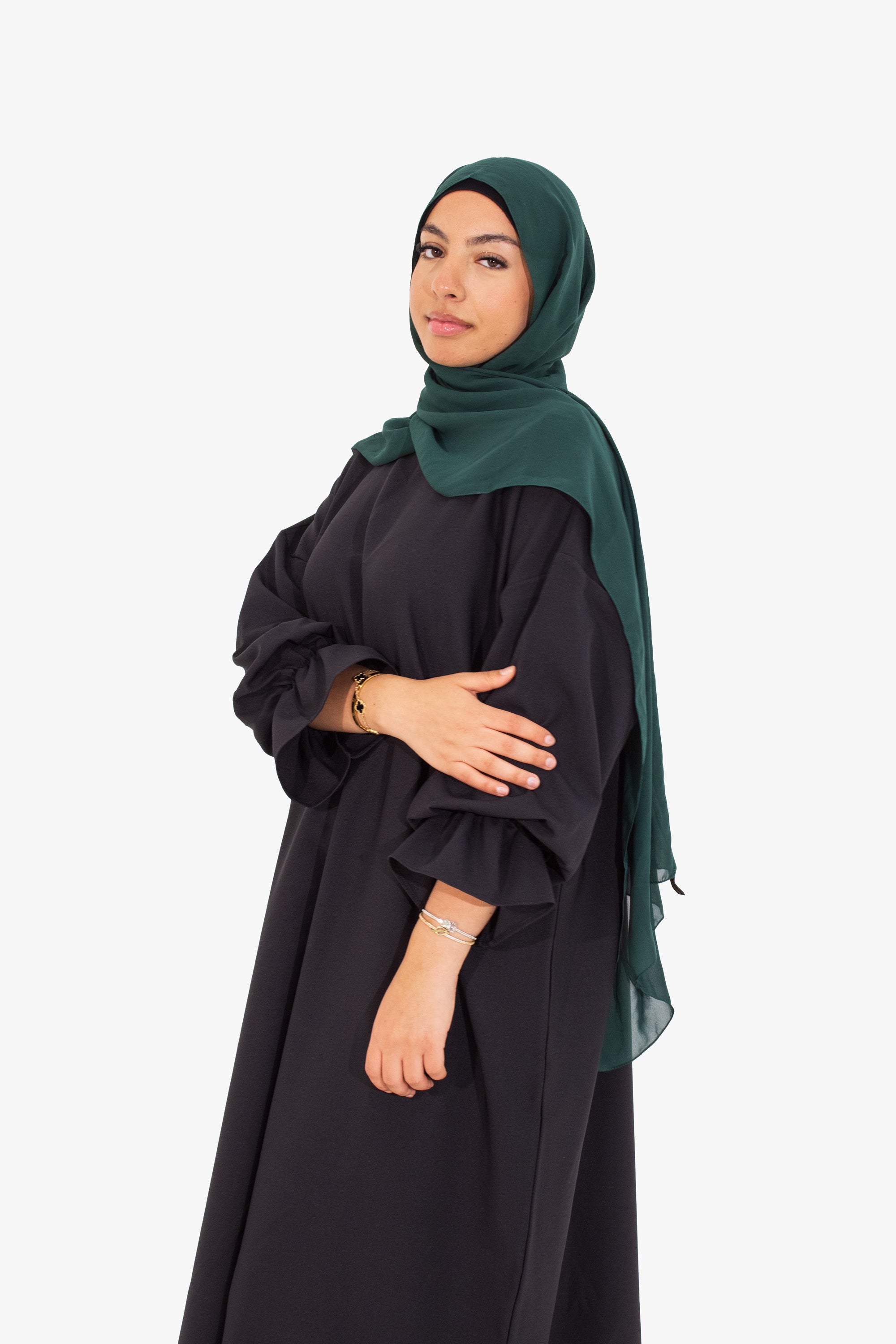 Black Marie Sleeve Abaya