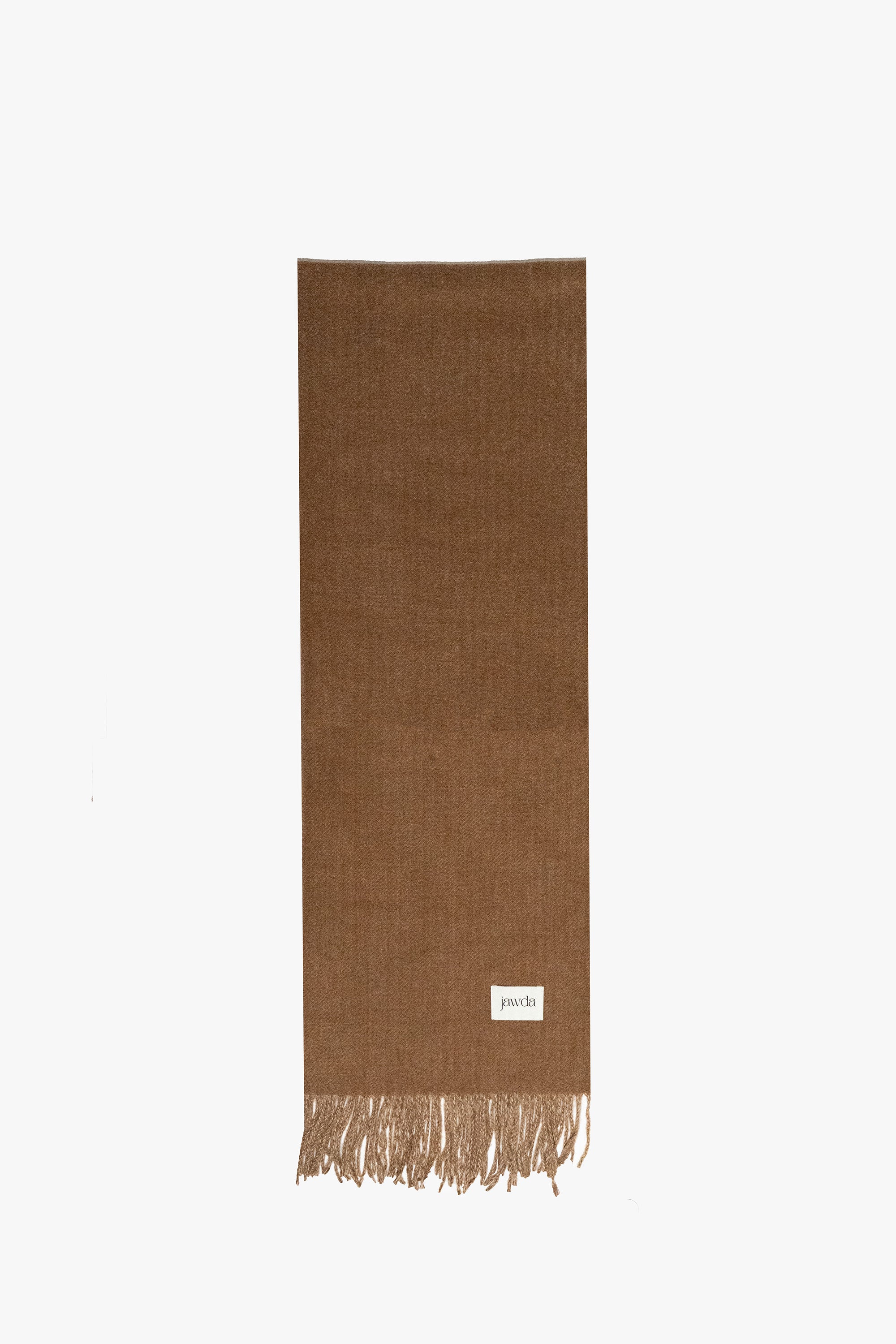 Coffee Double-Tone Winter Scarf - Jawda
