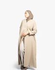 Cream Abaya Coat