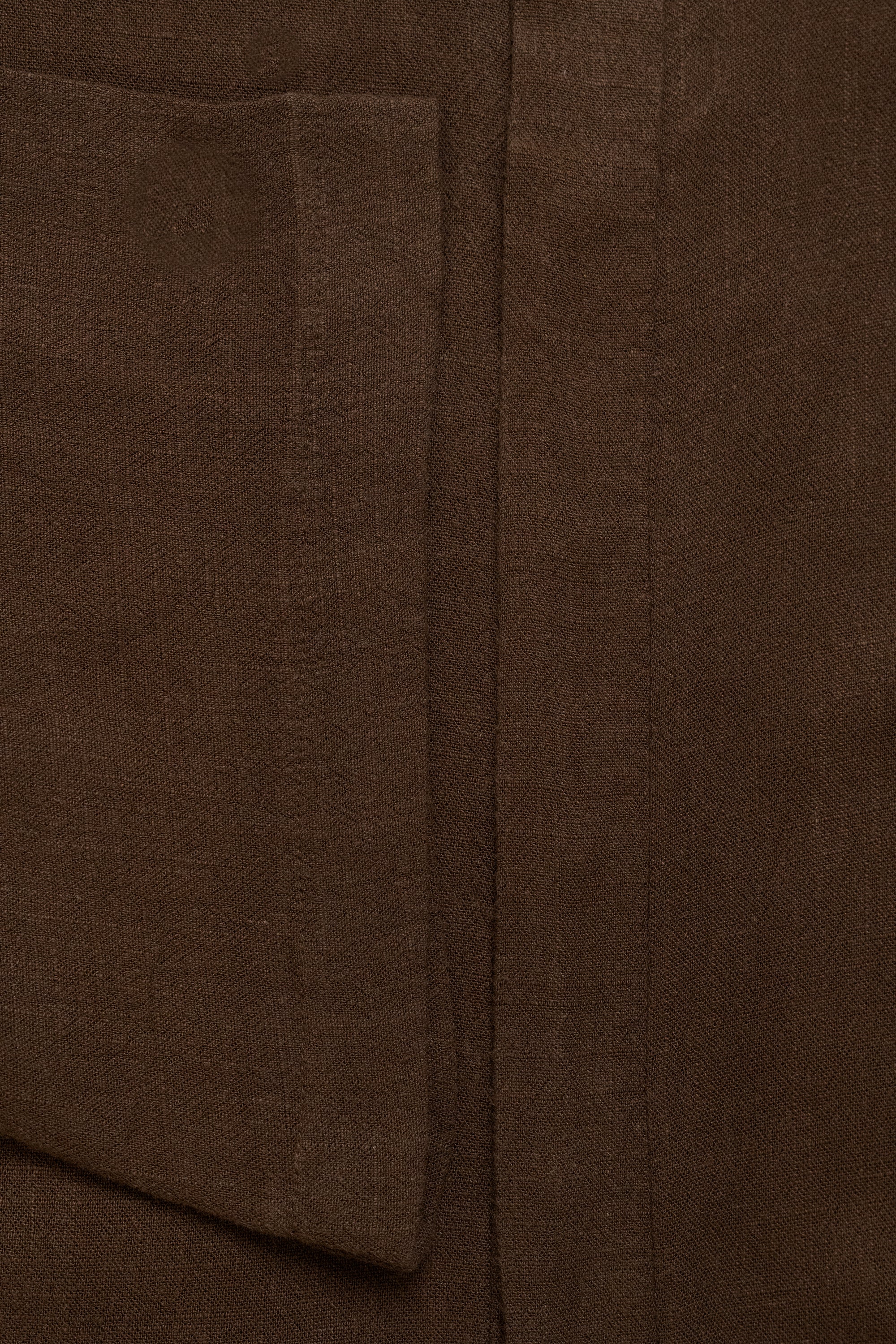 Hazelnut Brown Cotton Layered Two-Piece Abaya