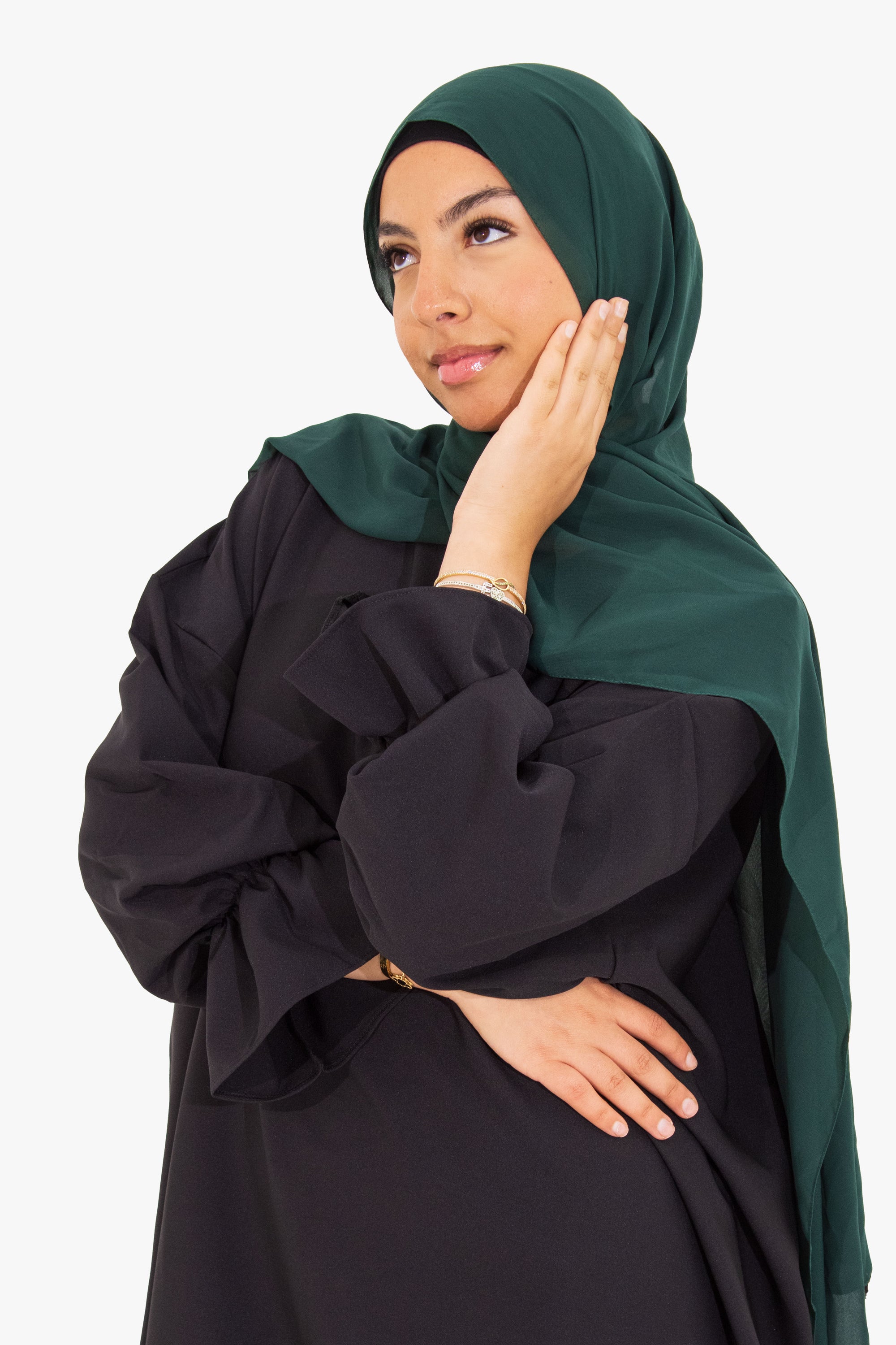 Black Marie Sleeve Abaya
