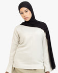 Stone Textured Tulip Sleeve Top