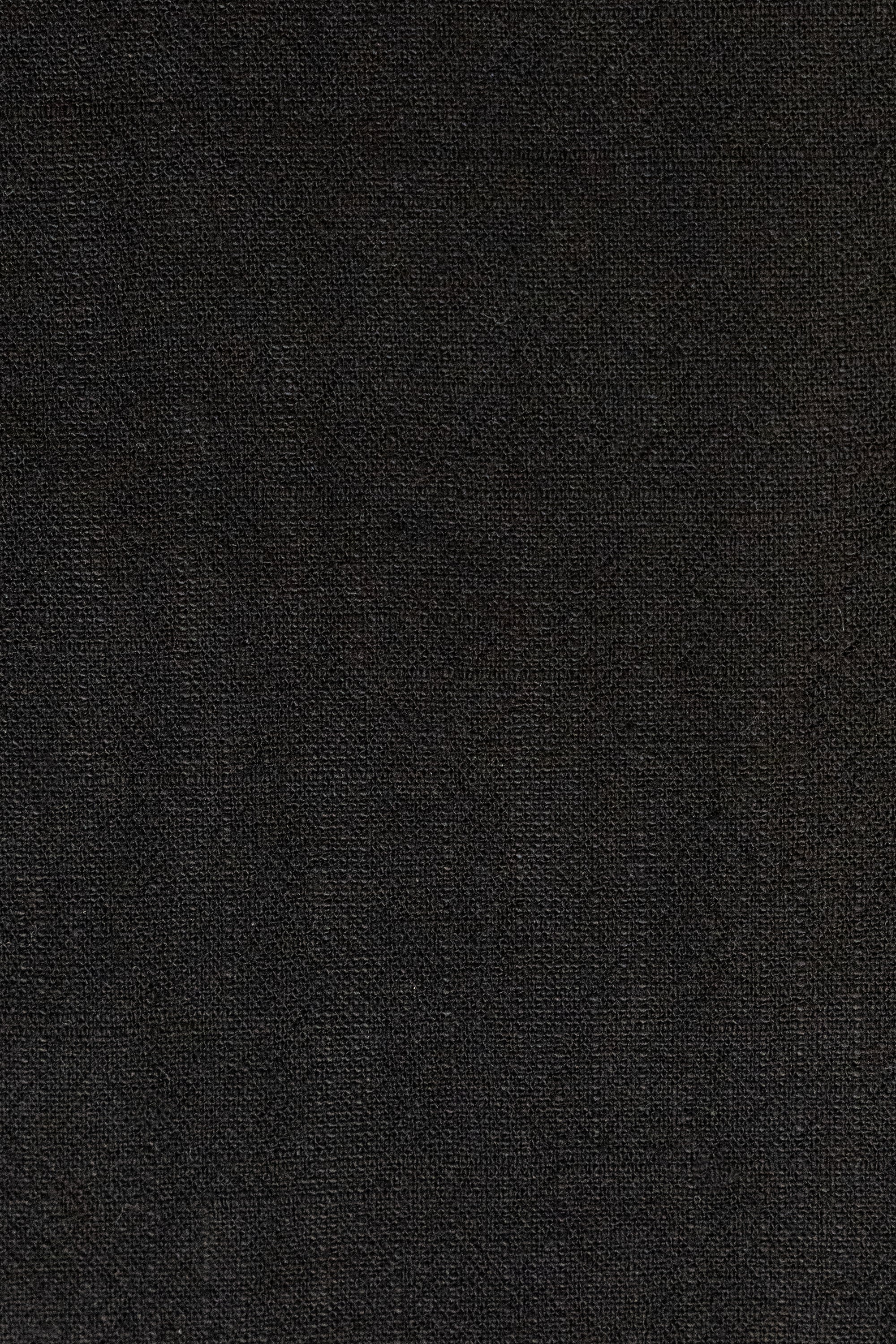 Black Cotton Layered Two-Piece Abaya
