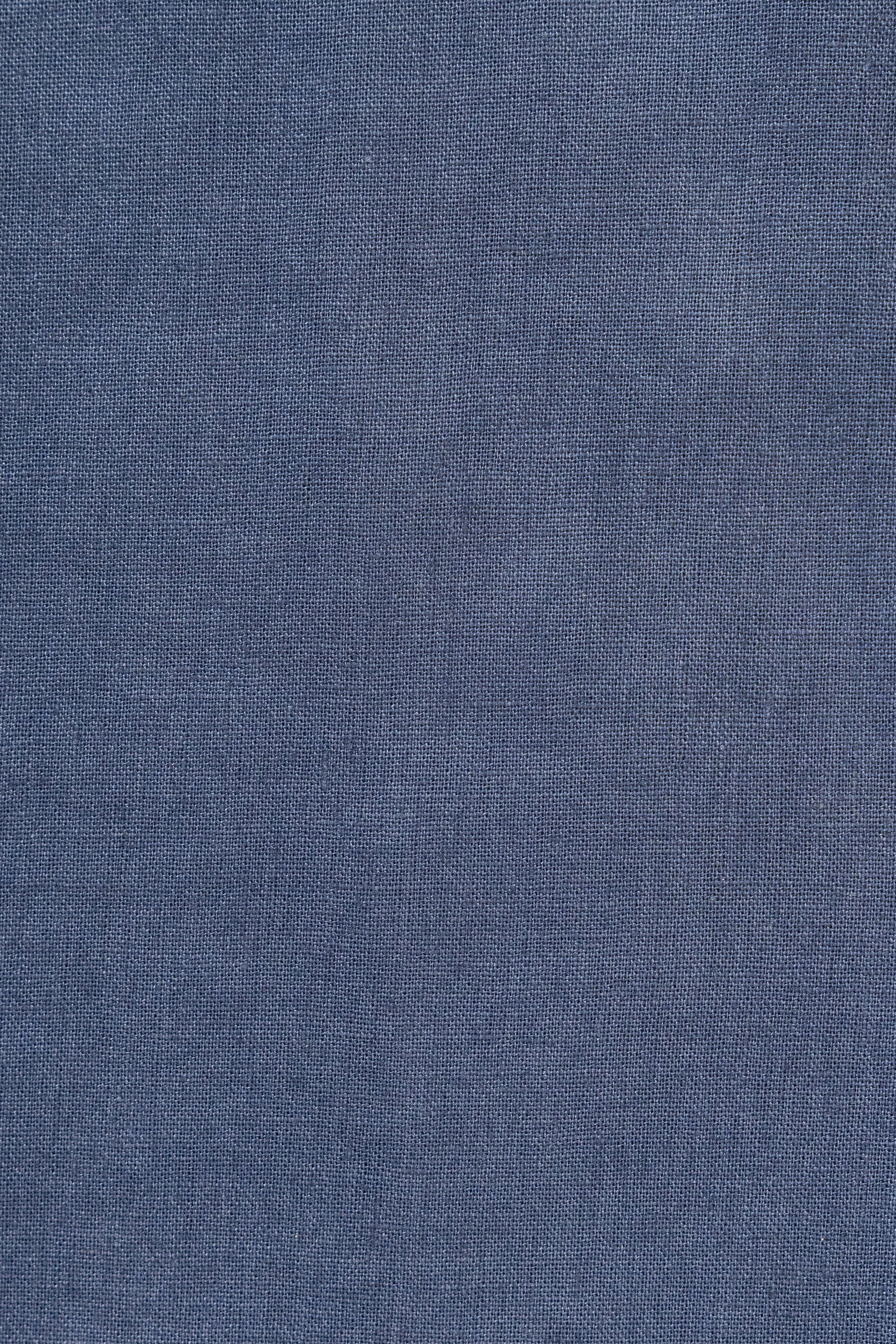 Pale Blue Linen Cotton Kaftan