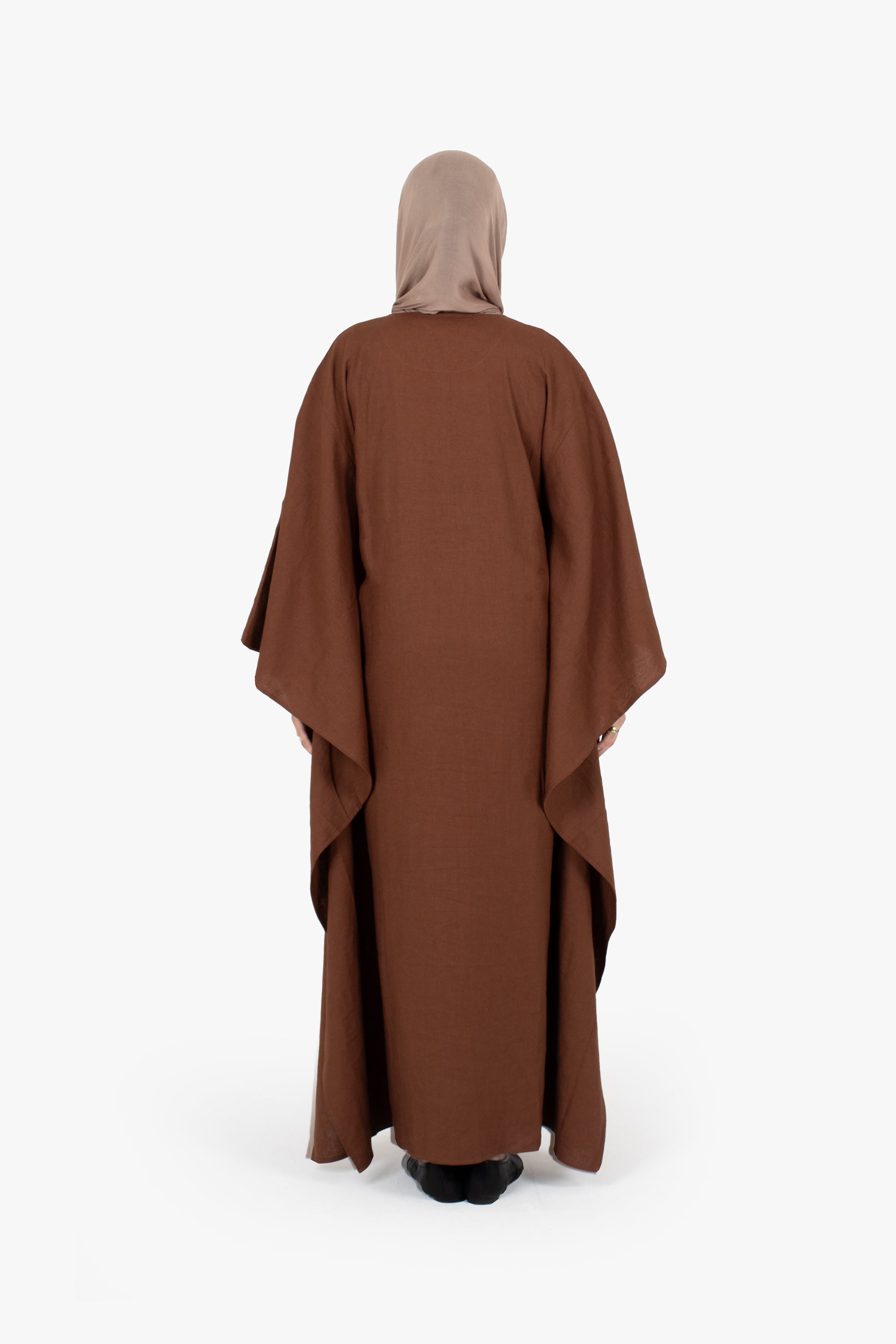 Hazelnut Linen Cotton Kaftan
