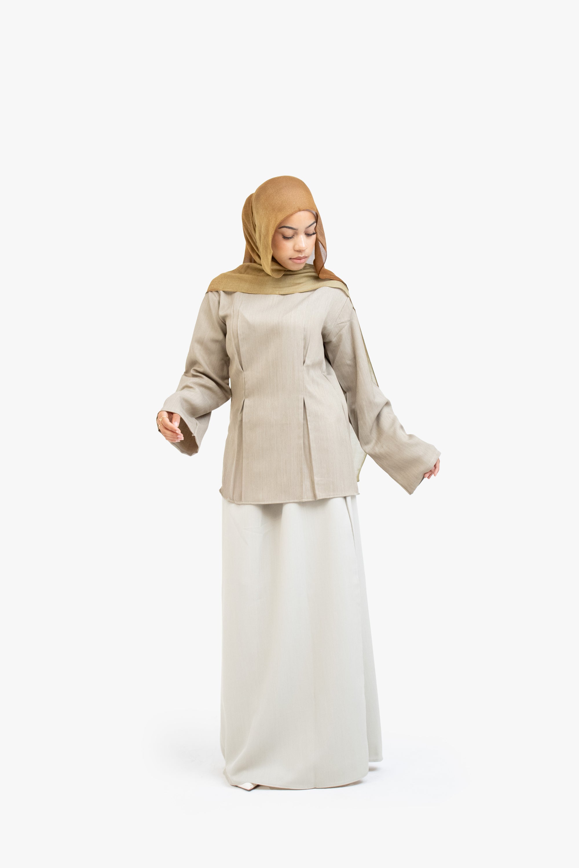 Stone Textured Elasticated Skirt