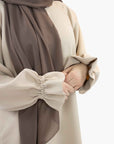 Coffee Poet Sleeve Abaya