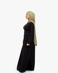 Black Wrap Skirt