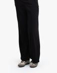Black High-Waisted Trousers