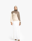 Ivory Wrap Skirt
