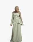 Sage Two-Side Tie Top