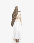 Ivory Wrap Skirt