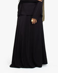 Black Wrap Skirt
