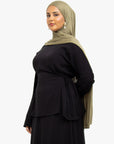 Black Two-Side Tie Top