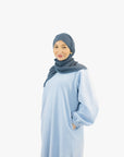 Baby Blue Jumper Abaya