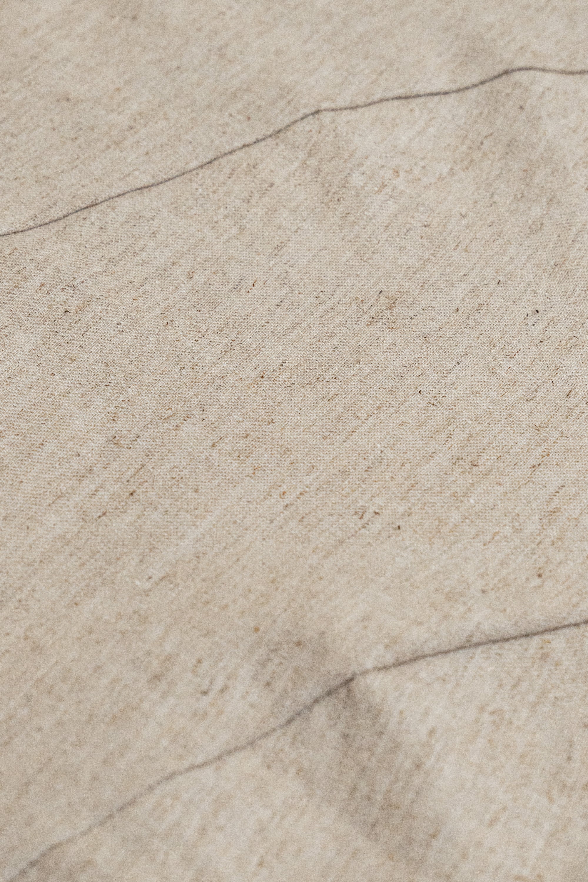 Beige Linen Cotton Long Skirt