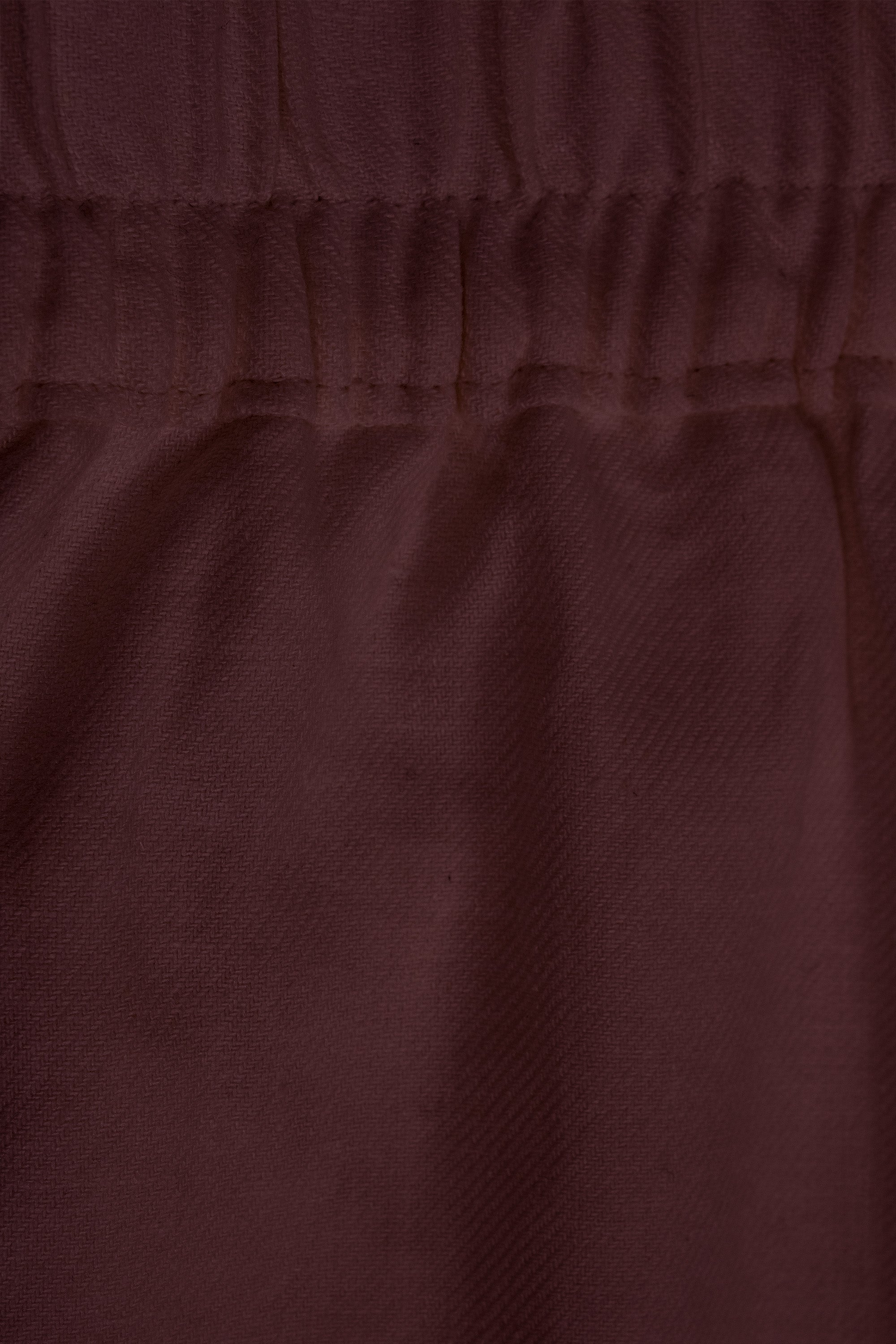 Chocolate Linen Cotton Wide Leg Trousers