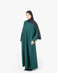 Emerald Green Pleat Abaya