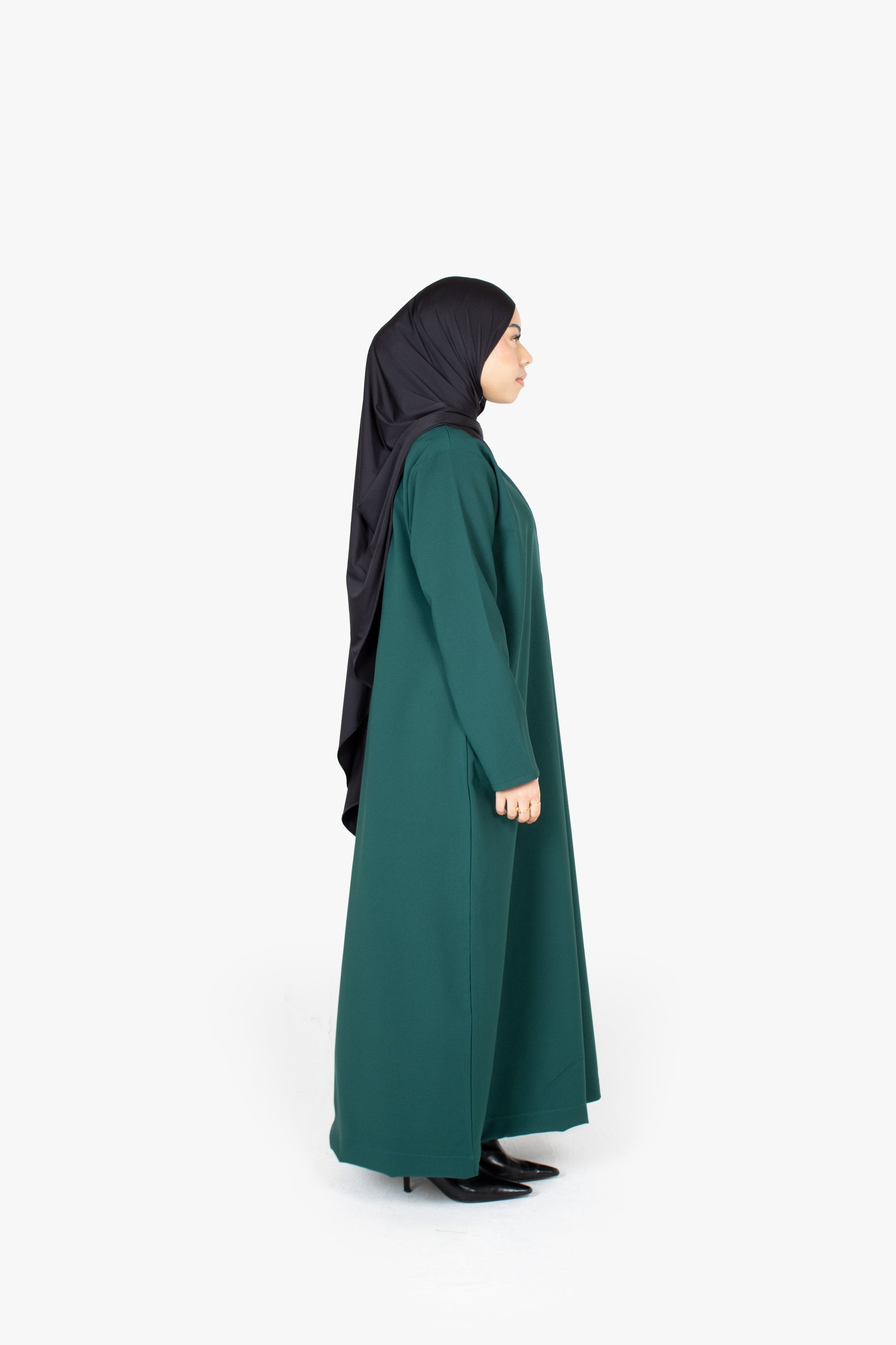 Emerald Green Pleat Abaya