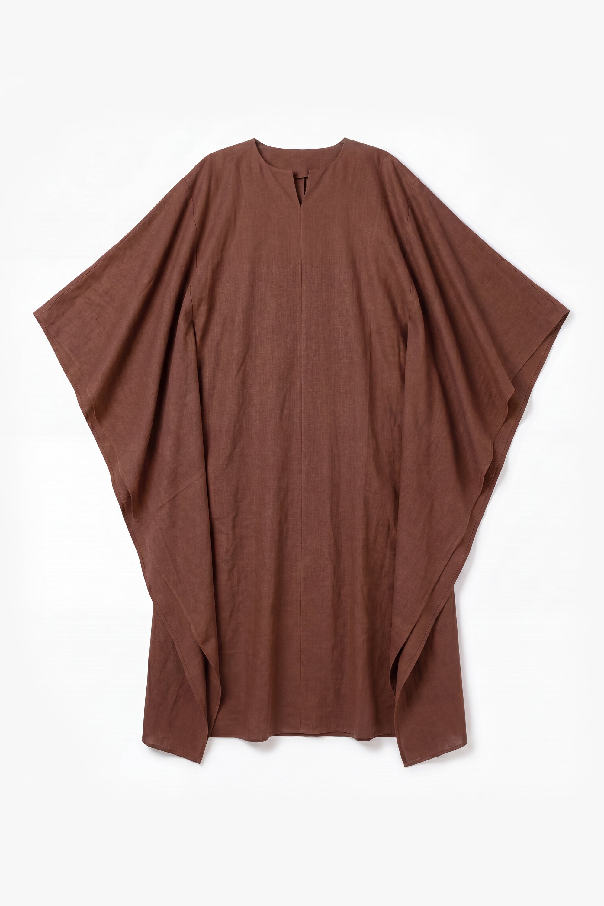 Hazelnut Linen Cotton Kaftan