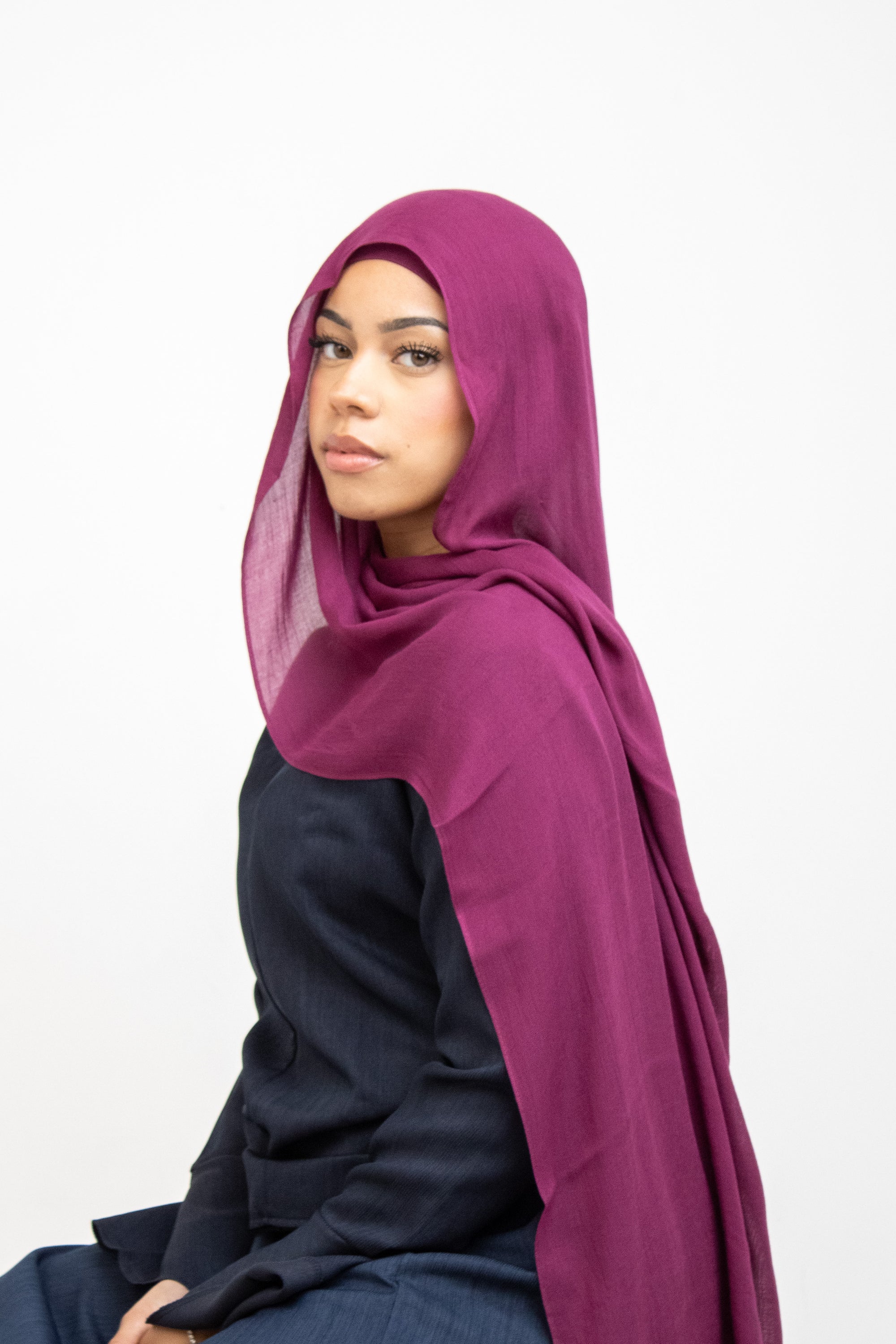 Premium Modal Hijab &amp; Hijab Cap Bundle